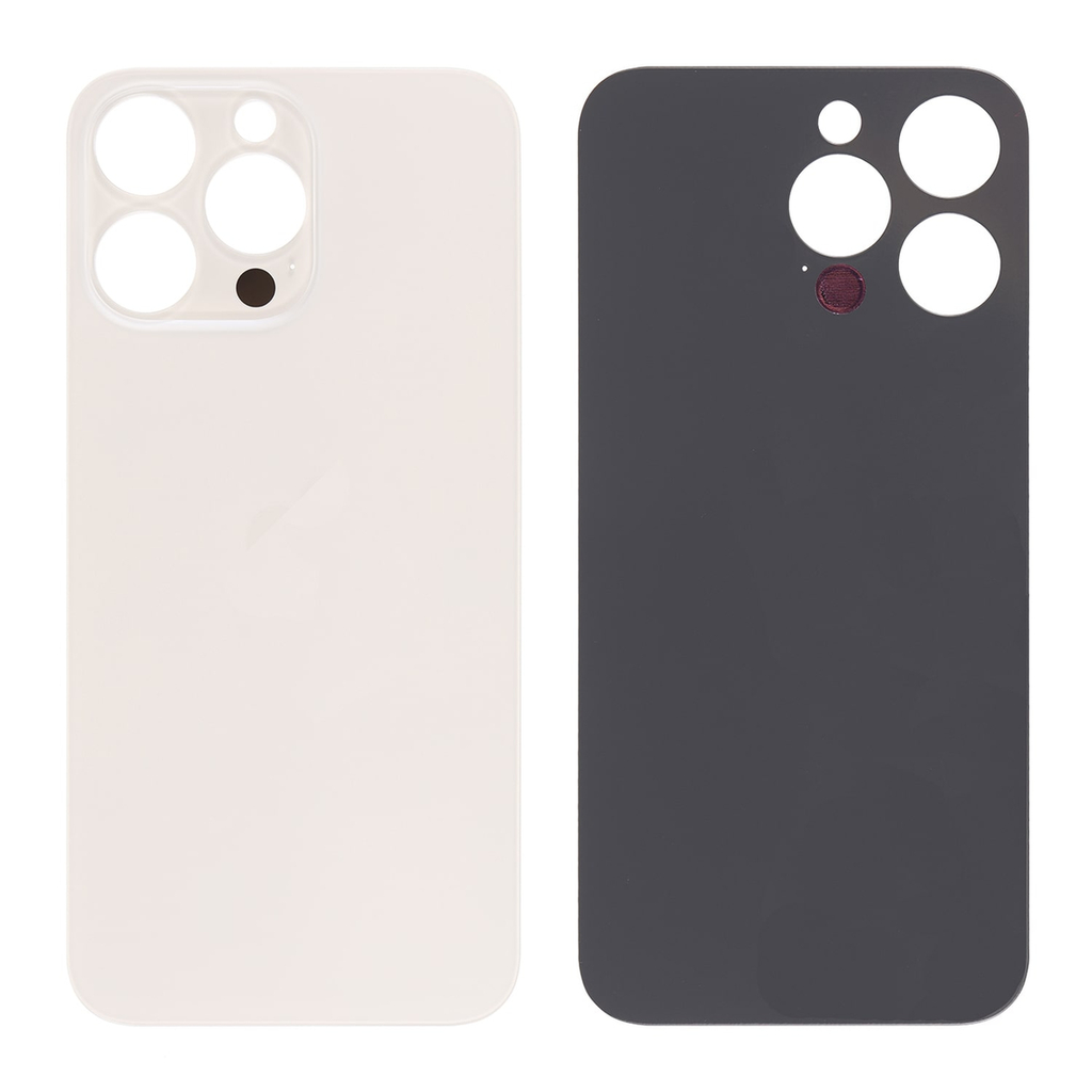 Replacement Back Glass for iPhone 15 Pro Max - Titanium White