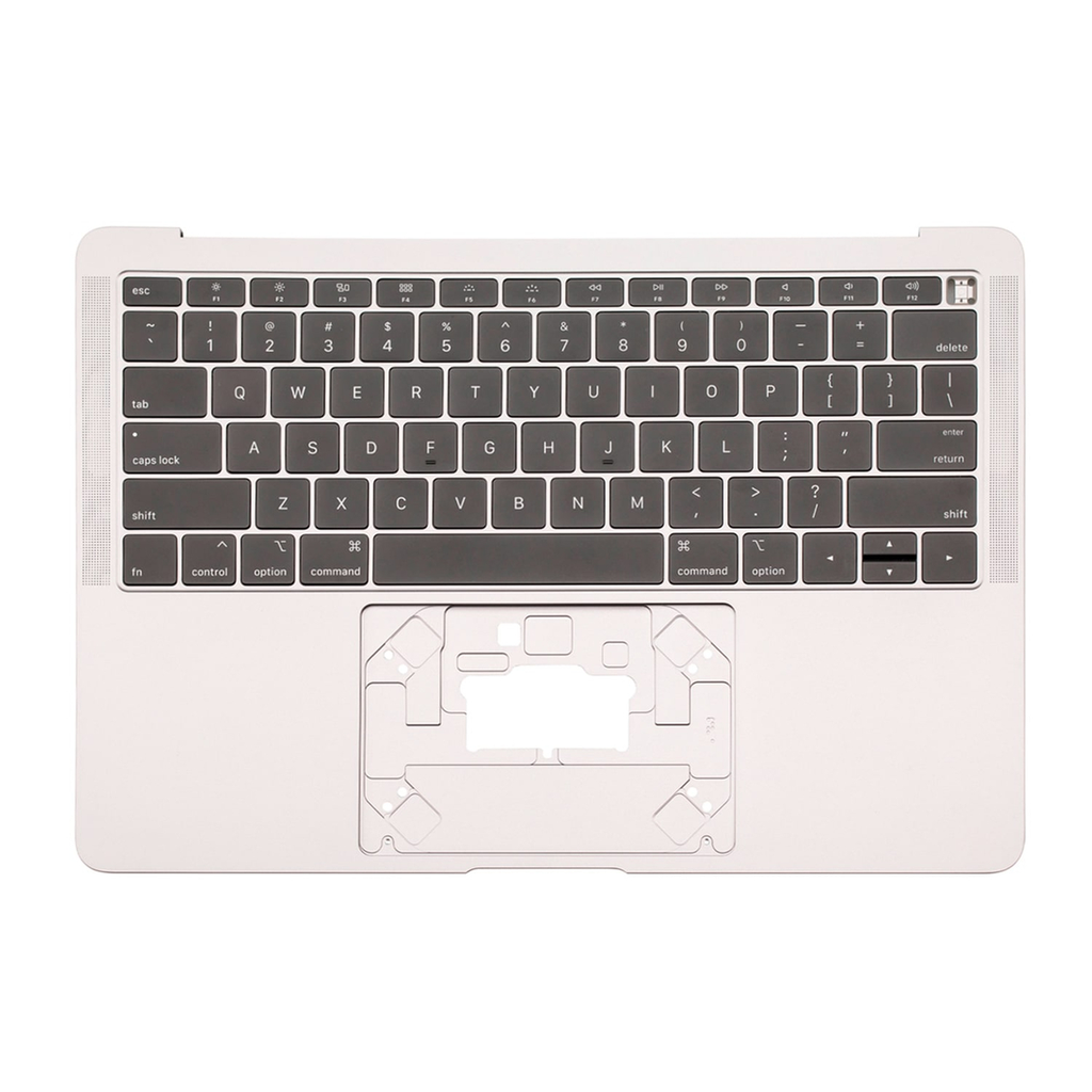 Silver Top Case with Keyboard for MacBook Air A1932 (Late 2018 - Mid 2019)