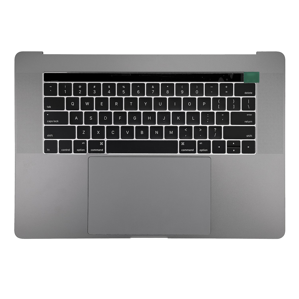 Carcasa superior gris espacial con teclado en inglés de EE. UU. para Macbook Pro 15" Touch A1707 (finales de 2016-mediados de 2017)