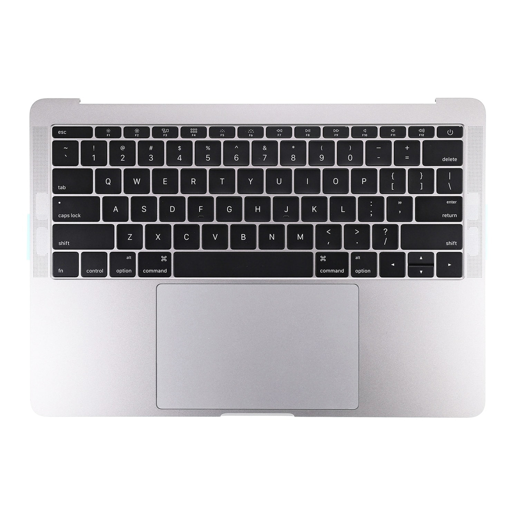 Carcasa superior plateada con teclado en inglés de EE. UU. para Macbook Pro 13" A1708 (finales de 2016-mediados de 2017)