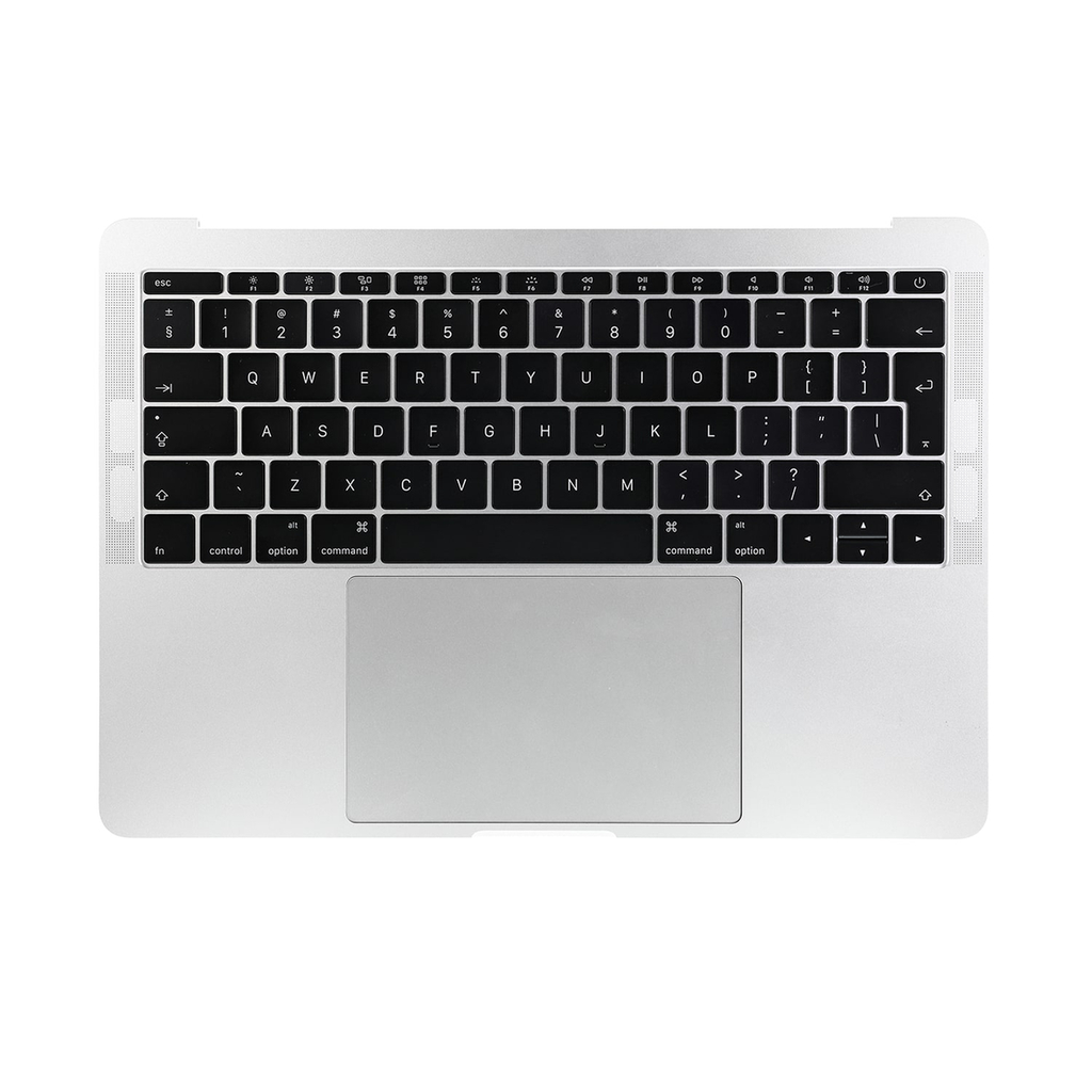Carcasa superior plateada con teclado en inglés británico para Macbook Pro 13" A1708 (finales de 2016-mediados de 2017)