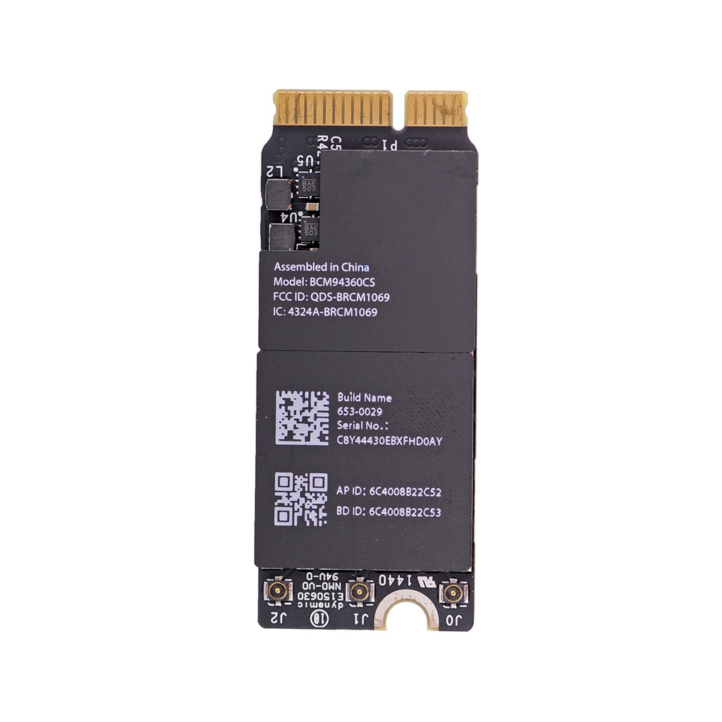 WiFi/Bluetooth Card #BCM943602CS for MacBook Pro Retina A1398 A1502 (Early 2015-Mid 2015)