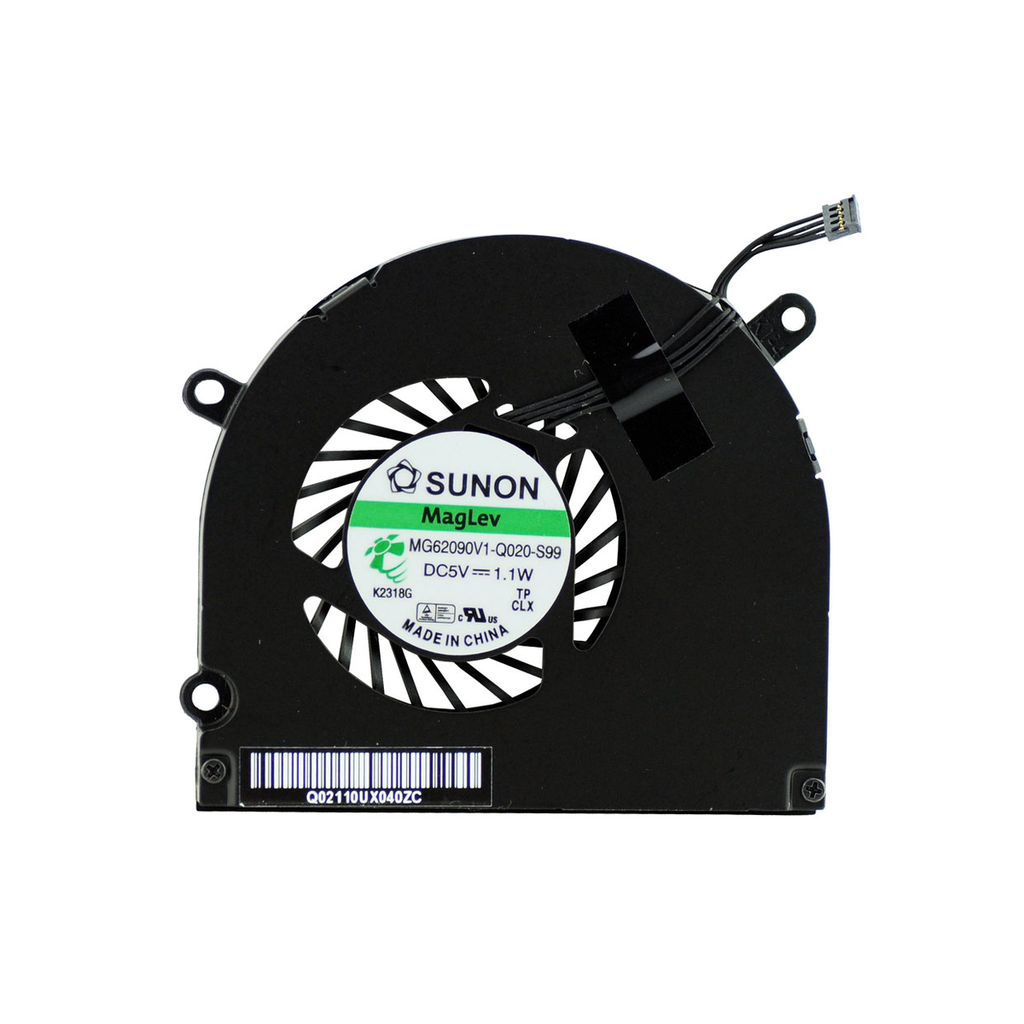 Right CPU Fan for MacBook Pro Unibody 15" A1286 (Late 2008-Mid 2012)