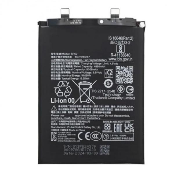 BP52 Battery for Xiaomi Poco F6 24069PC21G 5000 mAh