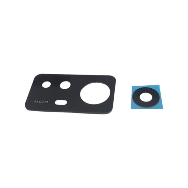 Embellecedor y Lente de Camara Trasera para Xiaomi Redmi Note 12S 2303CRA44A - Negra