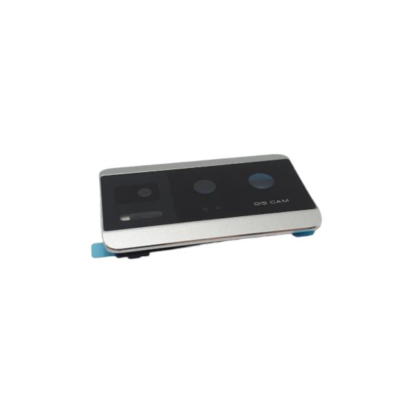 Embellecedor y Lente de Camara Trasera para Xiaomi Poco F5 23049PCD8G - Blanco