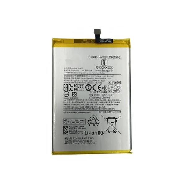 Bateria BN5F Para Xiaomi Poco F3 GT, Redmi 10C, Redmi A2, A2 Plus, Poco C51 de 5000 mAh