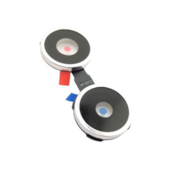 Rear Camera Trim and Lens for Xiaomi Redmi Note 12 Pro 5G 22101316C - White