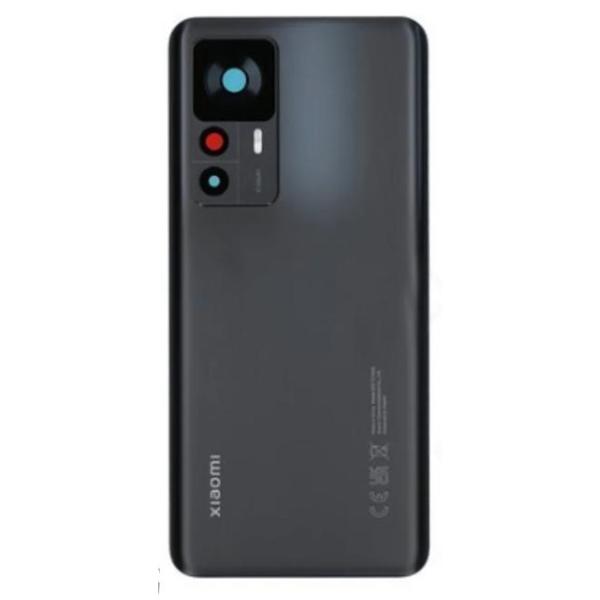 Back Battery Cover Service Pack for Xiaomi 12T 22071212AG - With Lens - Black