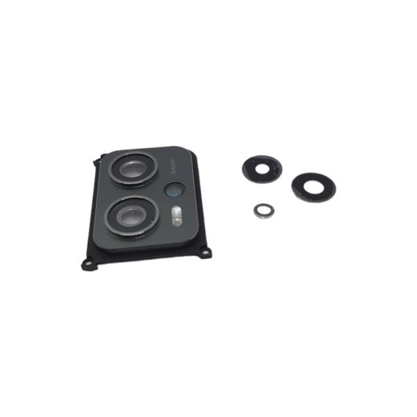 Rear Camera Trim and Lens for Xiaomi Poco X4 GT 22041216G - Black