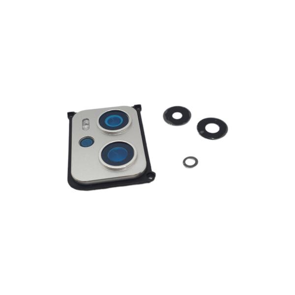 Embellecedor y Lente de Camara Trasera para Xiaomi Poco X4 GT 22041216G - Plata