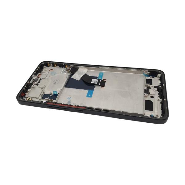 Pantalla Completa con Marco para Xiaomi 12 Lite  2203129G - Negra - Calidad Oled