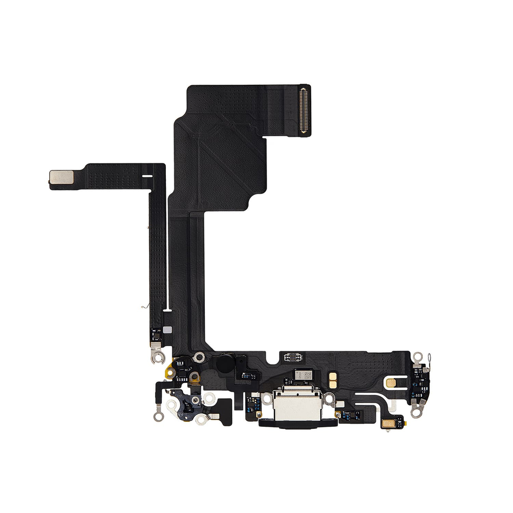 Repuesto para iPhone 15 Pro Puerto de Carga Flex Cable - Titanio Negro