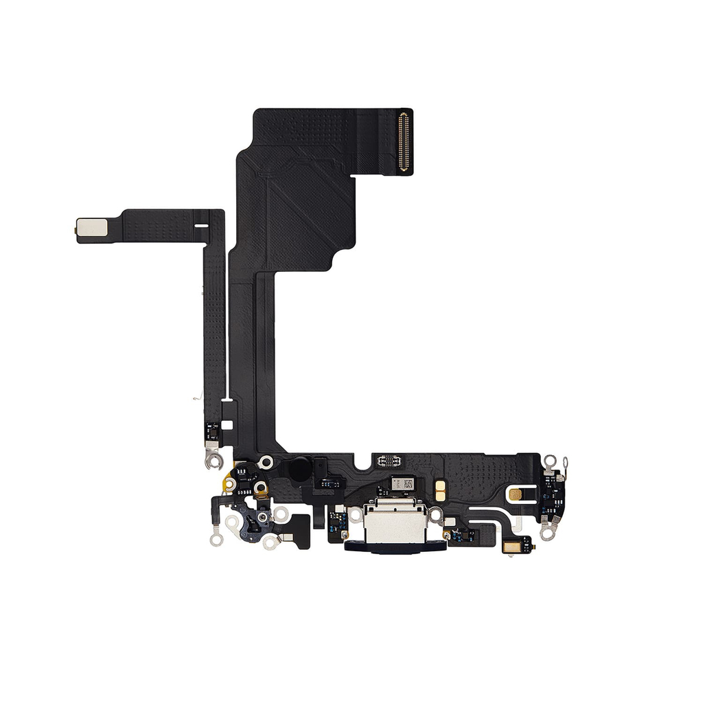 Replacement Charging Port for iPhone 15 Pro - Blue Titanium Flex Cable