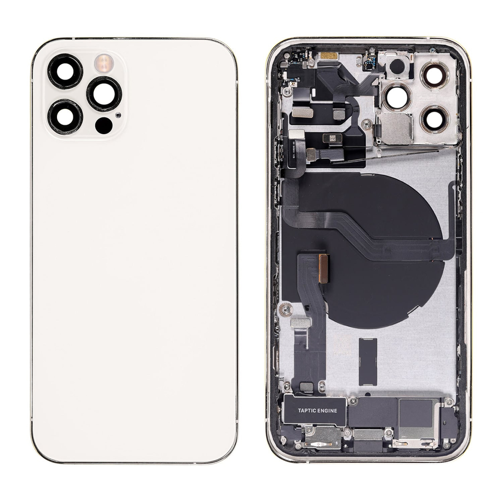 Replacement for iPhone 12 Pro Back Cover - Complete Assembly - Silver