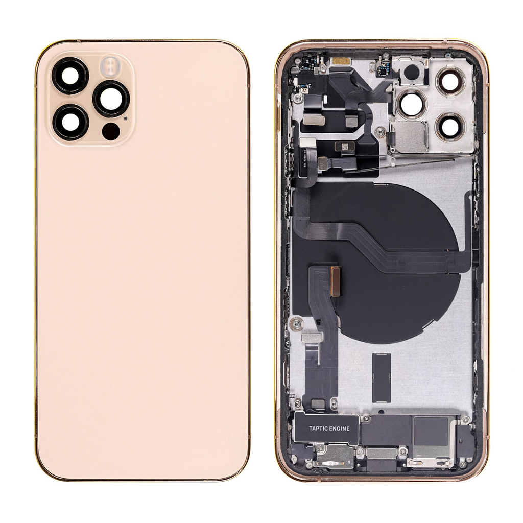 Back Screen Replacement for iPhone 12 Pro - Complete Assembly - Gold