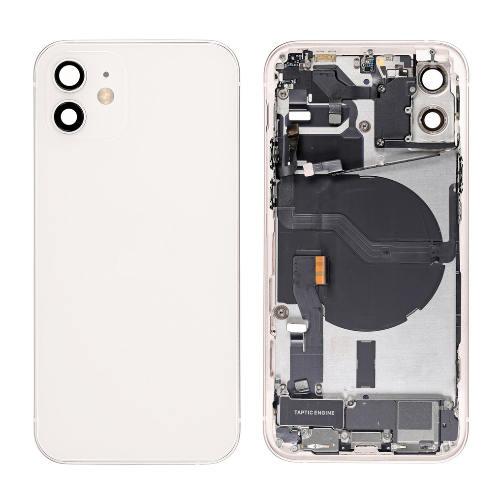 Replacement for iPhone 12 Back Cover - Complete Assembly - White
