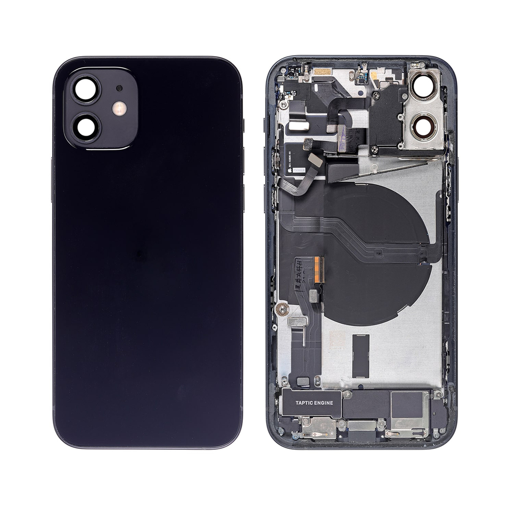 Replacement for Assembled iPhone 12 Mini Back Cover - Black