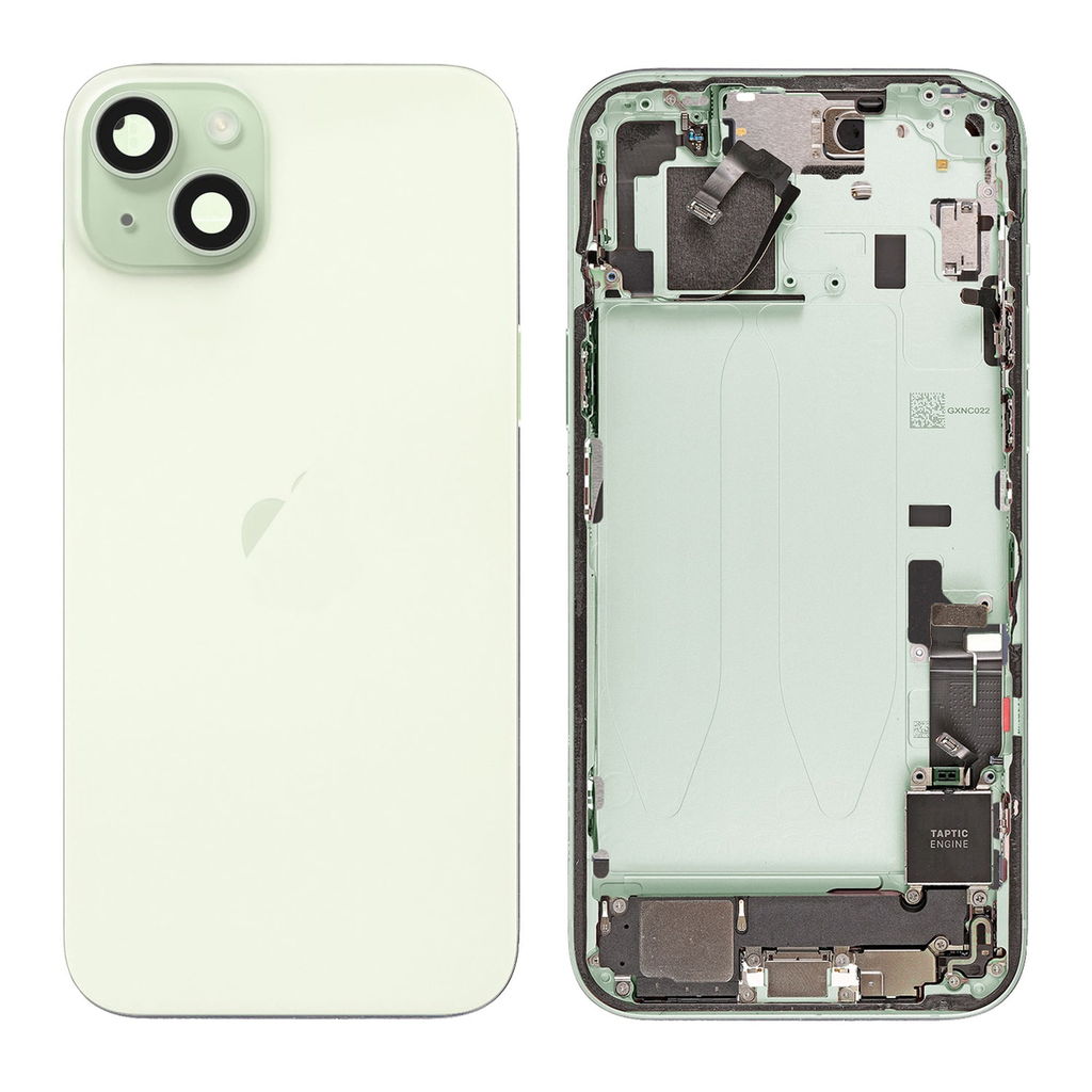 Back Screen Replacement for iPhone 15 Plus - Complete Assembly Green