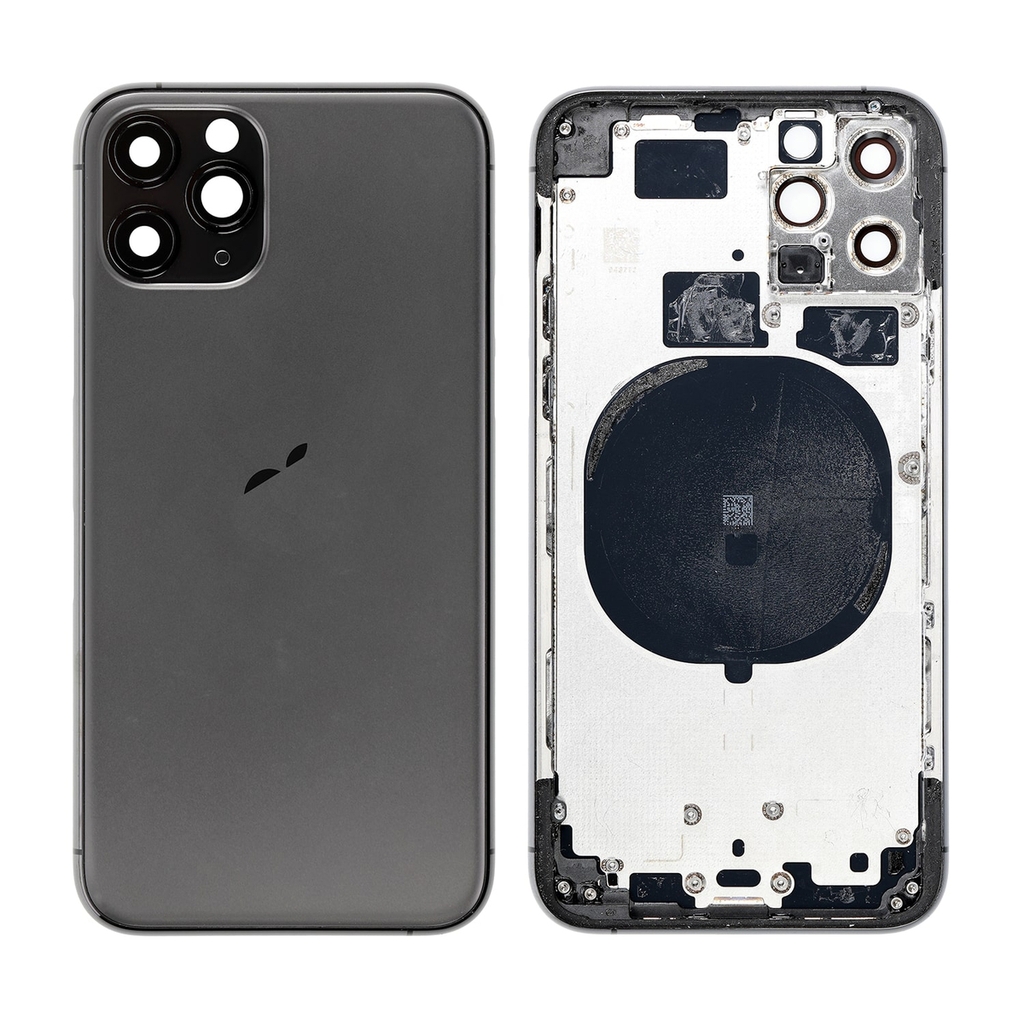 Replacement Back Cover for iPhone 11 Pro with Frame - Space Gray