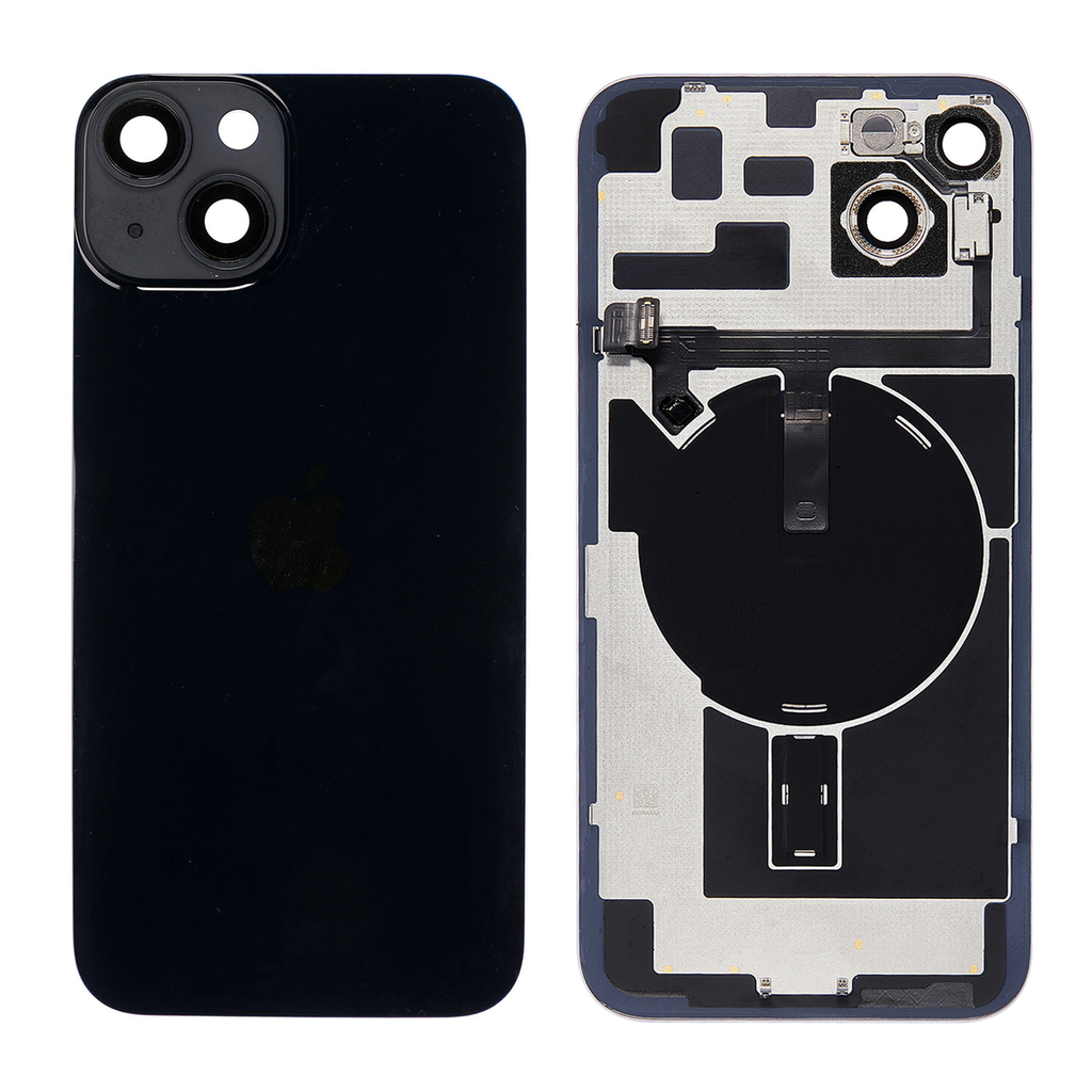 Replacement Back Glass for iPhone 14 Plus with Frame - Midnight