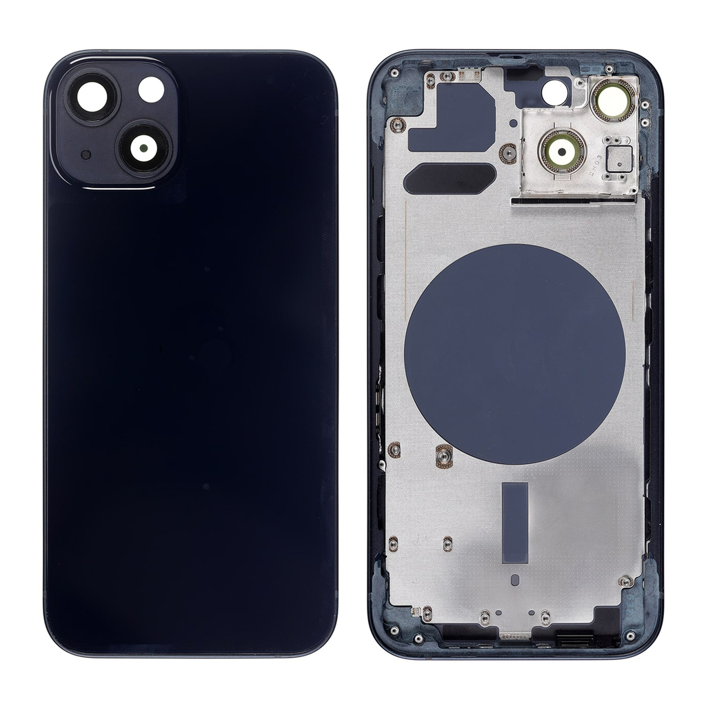 Replacement iPhone 13 Back Cover with Frame - Midnight