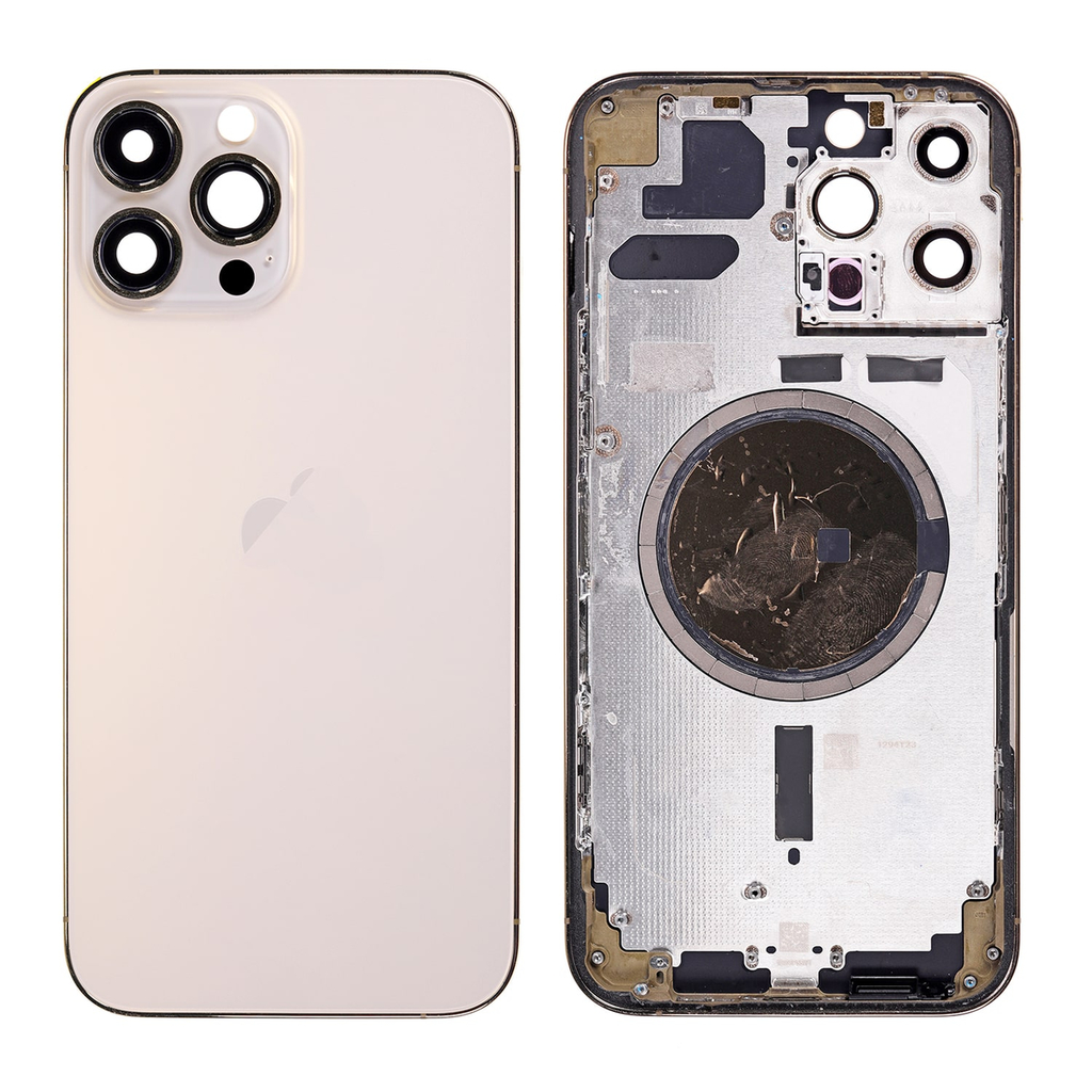 Replacement Back Cover with Frame for iPhone 13 Pro Max - Gold