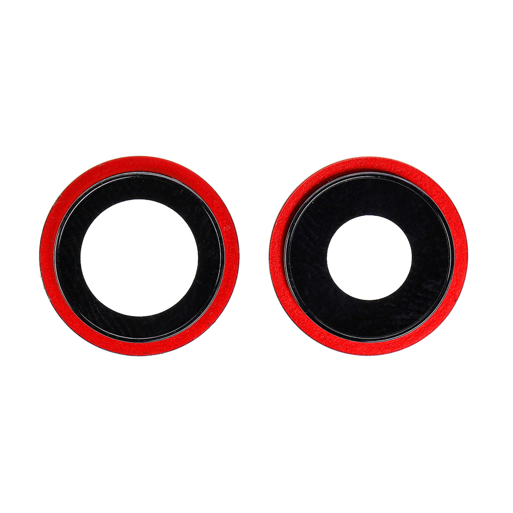 Replacement for iPhone 12/12 Mini Rear Camera Holder with Lens - Red