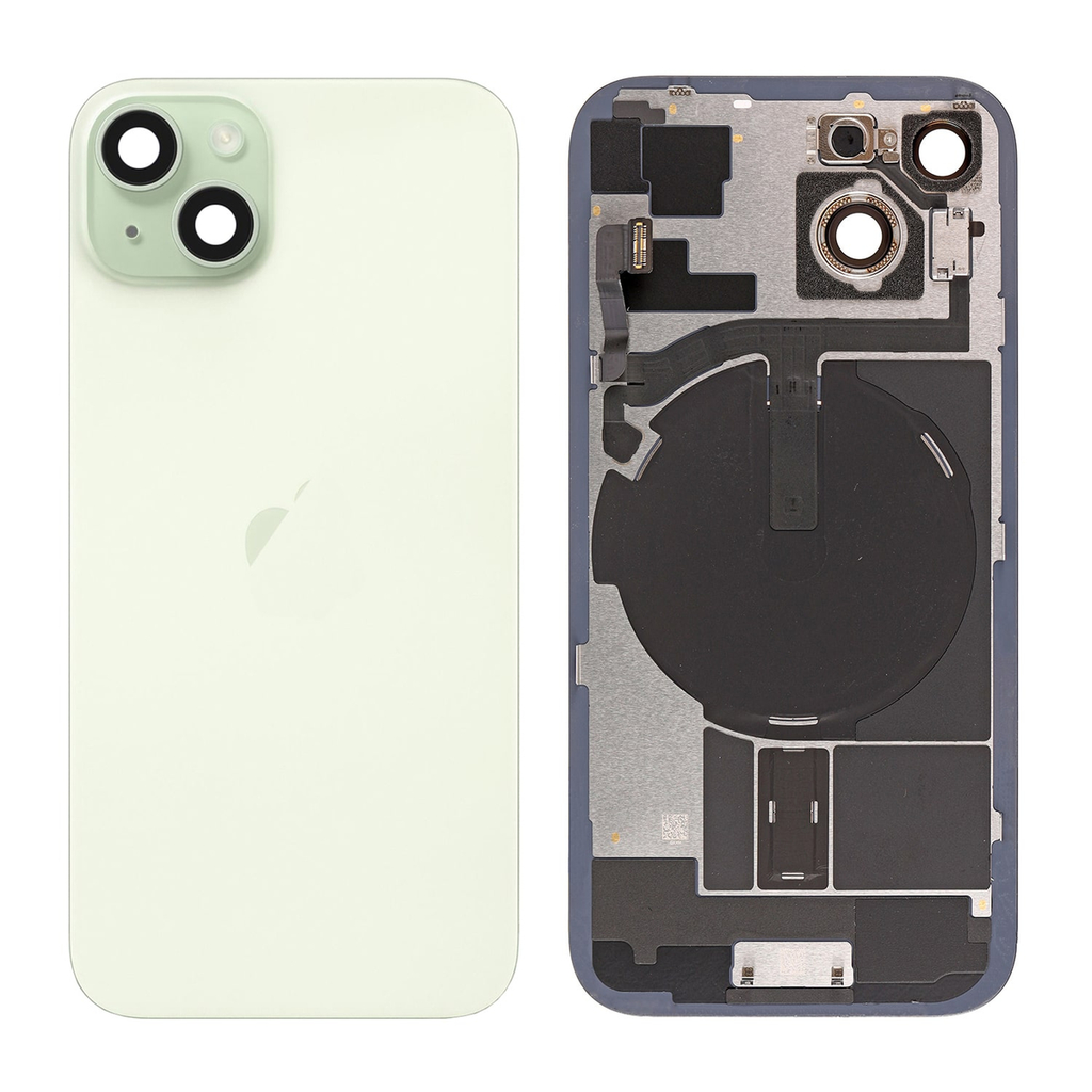 Replacement Back Glass for iPhone 15 with Frame - Green