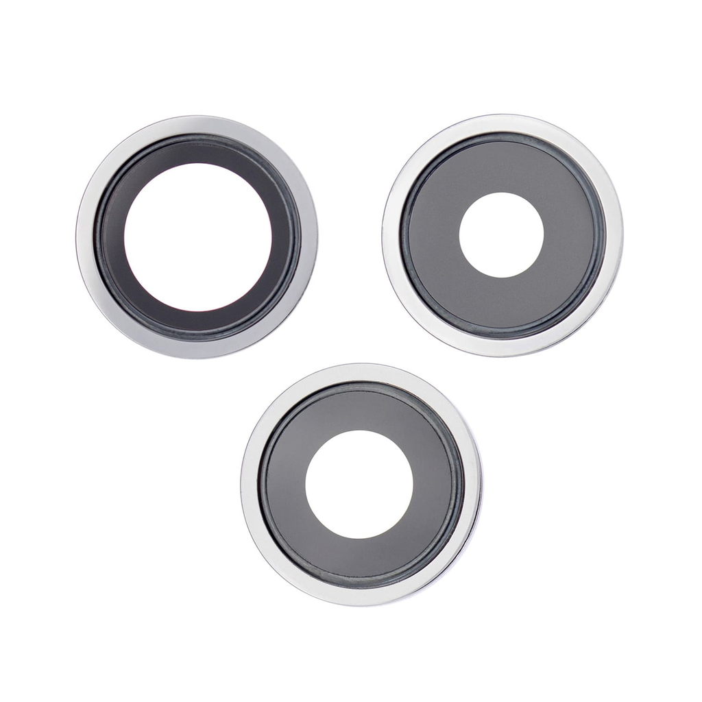 Replacement for iPhone 13 Pro/13 Pro Max Rear Camera Holder with Lens - Silver