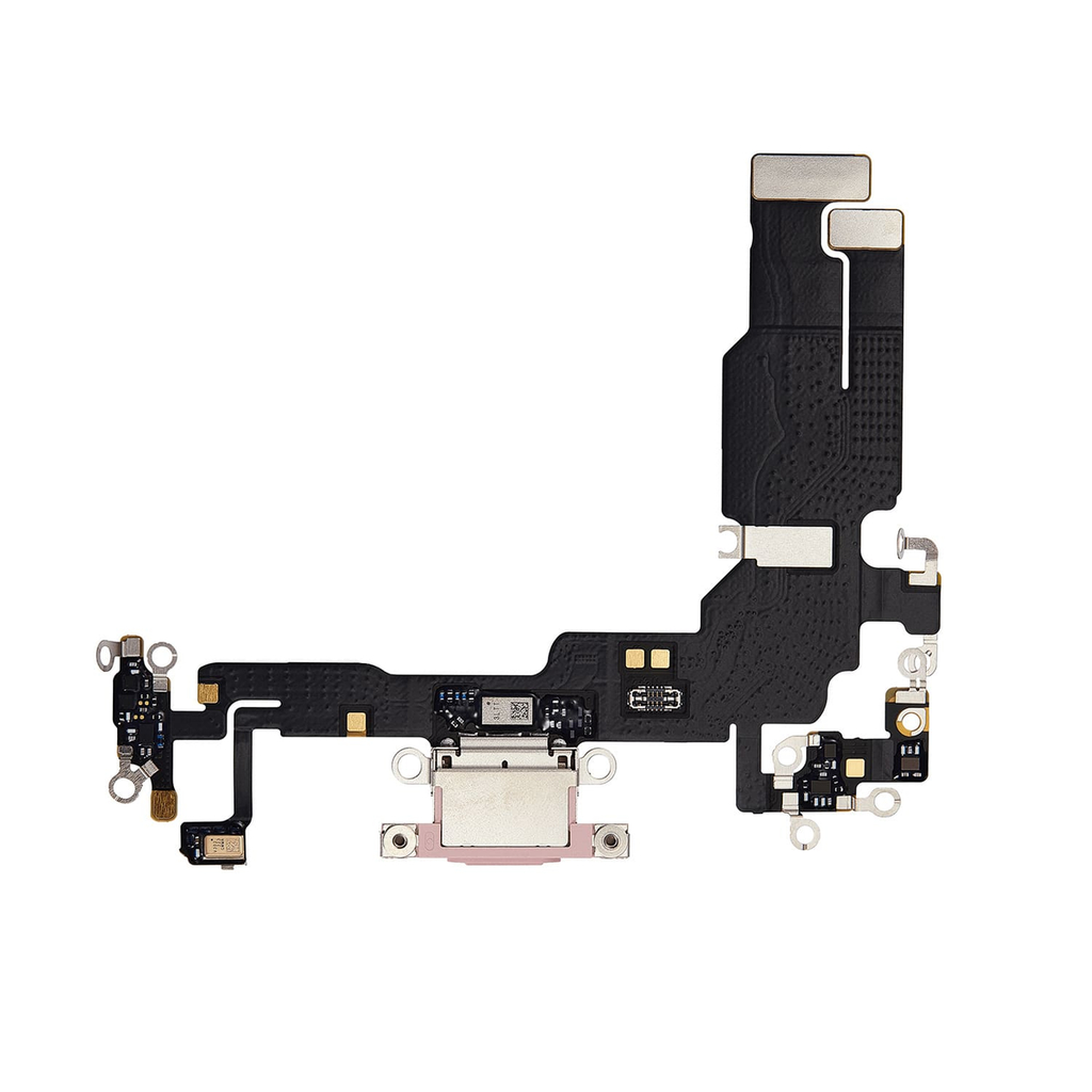 Replacement Charging Port Flex Cable for iPhone 15 - Pink