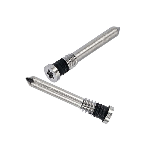 Replacement Bottom Screws for iPhone 15 15 Plus 15 Pro 15 Pro Max - White Titanium