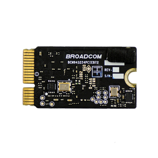 WiFi/Bluetooth Card #BCM943224PCIEBT2 for MacBook Air A1369/A1370/A1465/A1466 (Late 2010, Mid 2012)