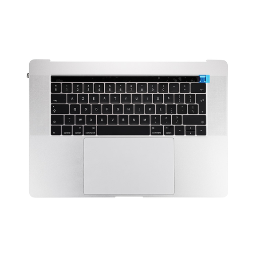 Carcasa superior plateada con teclado británico para Macbook Pro 15" Touch A1707 (finales de 2016-mediados de 2017)