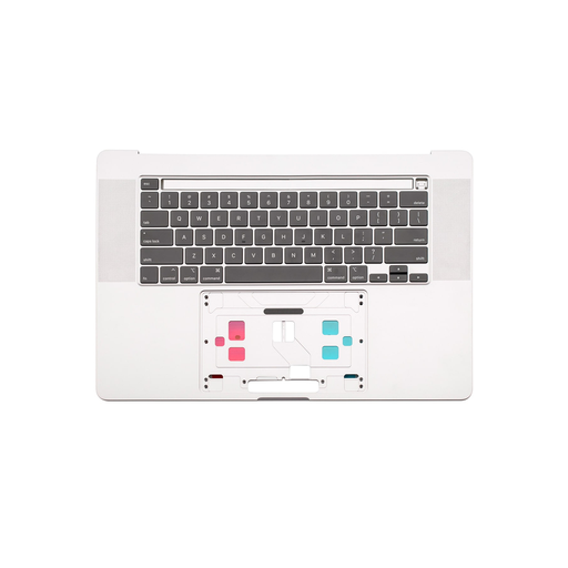 Silver Top Case with Keyboard for MacBook Pro Touch 16" A2141 (Late 2019 - Mid 2020)