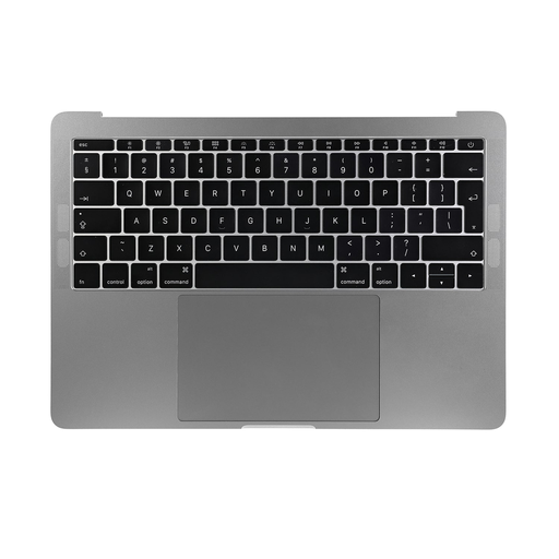 Space Gray Top Case with UK English Keyboard for Macbook Pro 13" A1708 (Late 2016-Mid 2017)
