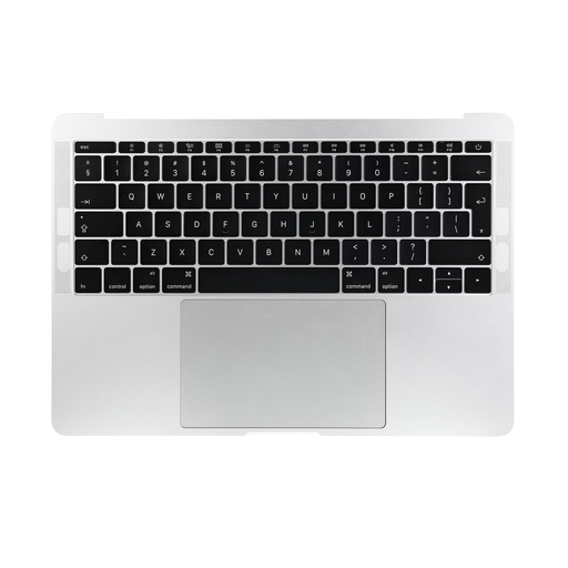 Silver Top Case with UK English Keyboard for Macbook Pro 13" A1708 (Late 2016-Mid 2017)