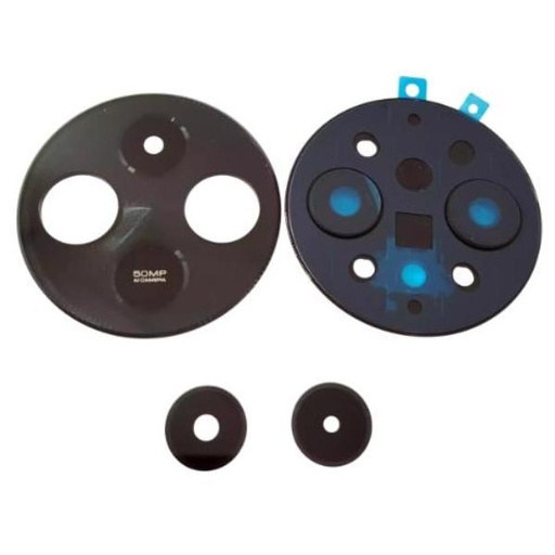 Embellecedor y Lente de Camara Trasera para Xiaomi Redmi 14C 2411DRN47C - Negro