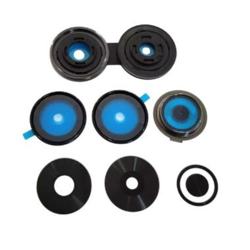 Rear Camera Trim and Lens for Xiaomi Poco M6 4G 2404APC5FG - Black