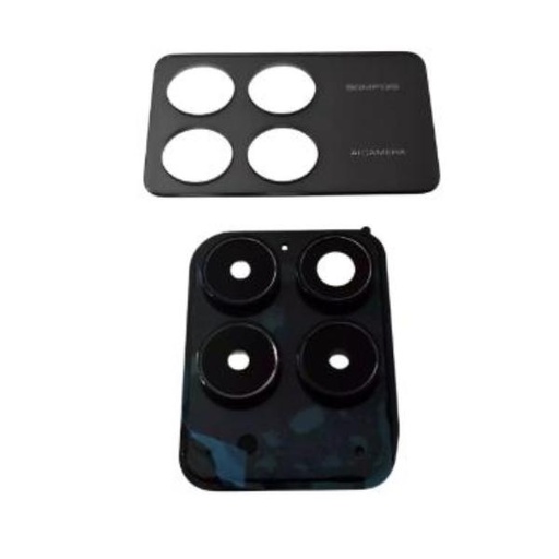 Rear Camera Trim and Lens for Xiaomi Poco F6 Pro 5G 23113RKC6G - Black