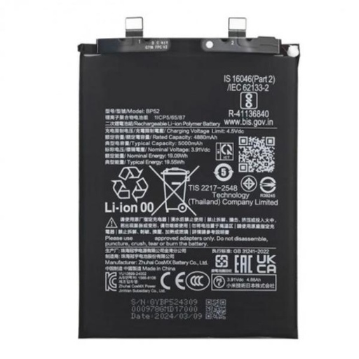 BP52 Battery for Xiaomi Poco F6 24069PC21G 5000 mAh