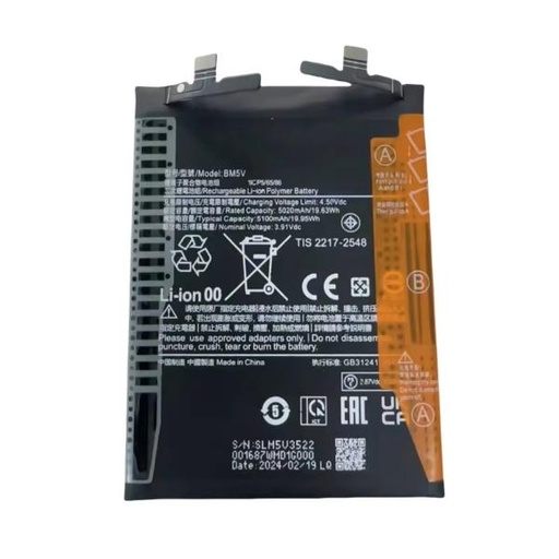 Bateria BM5V Para Xiaomi Redmi Note 13 Pro 5G, Poco X6 de 5100 mAh