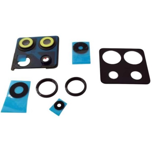 Embellecedor y Lente de Camara Trasera para Xiaomi Poco X6 23122PCD1G - Negra