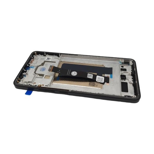 Full Screen with Frame Xiaomi Poco X6 Pro, K70E - Black, Yellow - OLED Quality