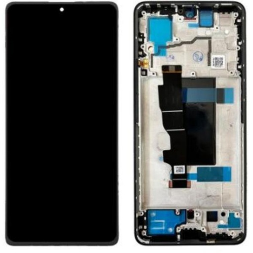 Pantalla Completa con Marco para Xiaomi Redmi Note 13 Pro Plus 5G 23090RA98C - Negra - Calidad INCELL
