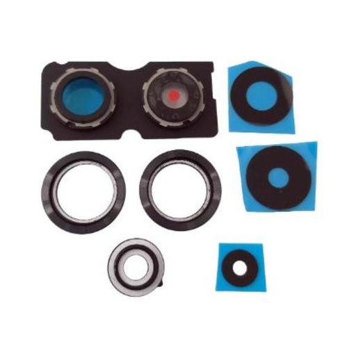 Embellecedor y Lente de Camara Trasera para Xiaomi Redmi Note 13 Pro Plus 5G 23090RA98C - Negra