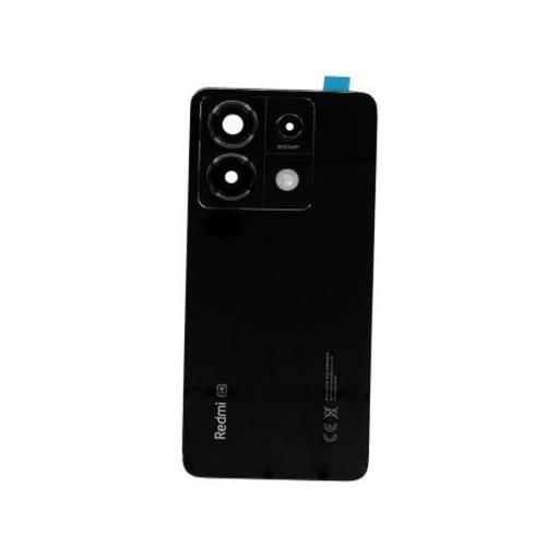 Back Battery Cover Service Pack for Xiaomi Redmi Note 13 Pro 5G 2312DRA50C - With Lens - Black