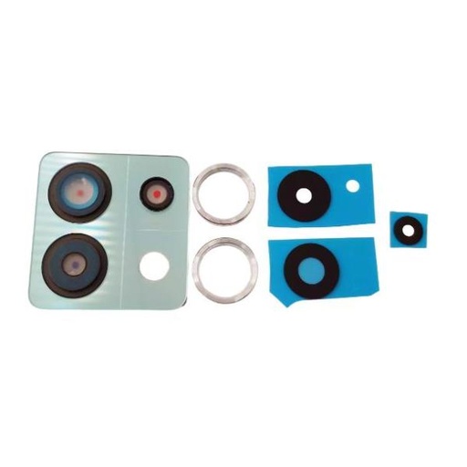 Rear Camera Trim and Lens for Xiaomi Redmi Note 13 Pro 5G - Blue
