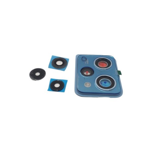 Rear Camera Trim and Lens for Xiaomi Poco X5 Pro 22101320G - Blue