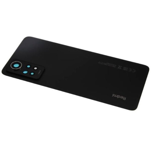 Tapa Trasera de Bateria Service Pack para Xiaomi Redmi Note 12 Pro 4G - Con Lente - Negra